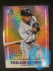 2021 Bowman Chrome Dawn of Glory Yoelqui Cespedes #DG-9 Mojo White Sox